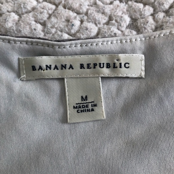 Banana Republic Grayish Taupe Lace Top - Picture 3 of 5